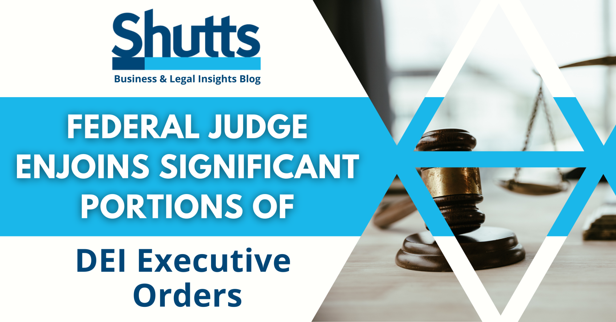 Federal Judge Enjoins Significant Portions of DEI Executive Orders Federal Judge Enjoins Significant Portions of DEI Executive Orders
