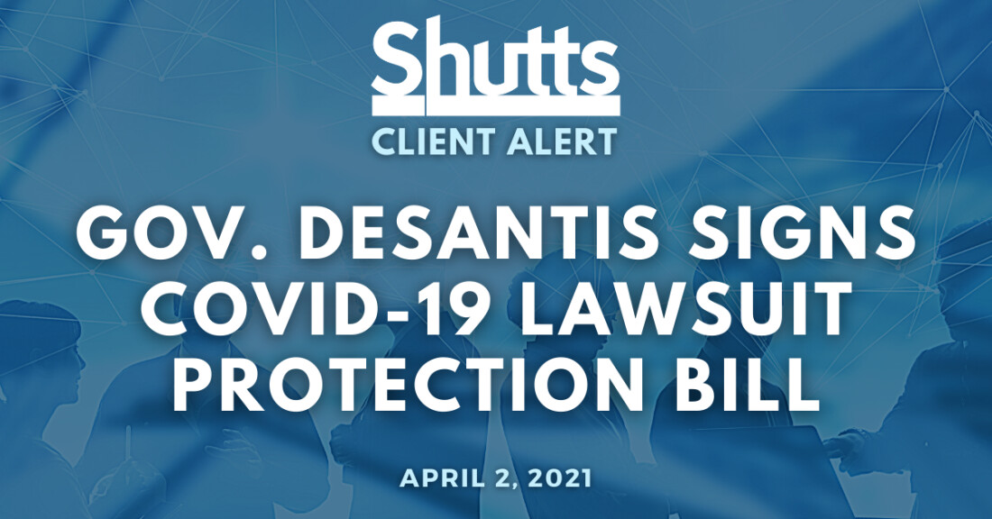 COVID-19 Protection Bill - Client Alert COVID-19 Protection Bill - Client Alert