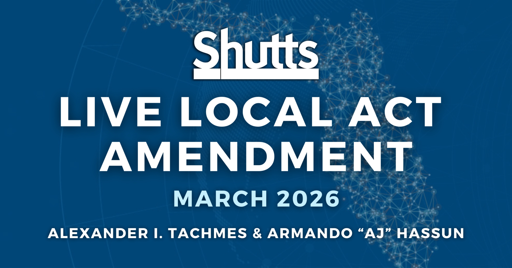 Live Local Act Amendment: March 2026 Live Local Act Amendment: March 2026