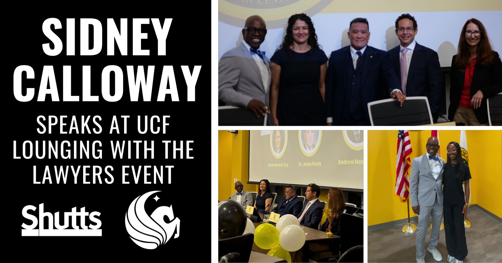Sidney Calloway Speaks at UCF &ldquo;Lounging with the Lawyers&rdquo; Event