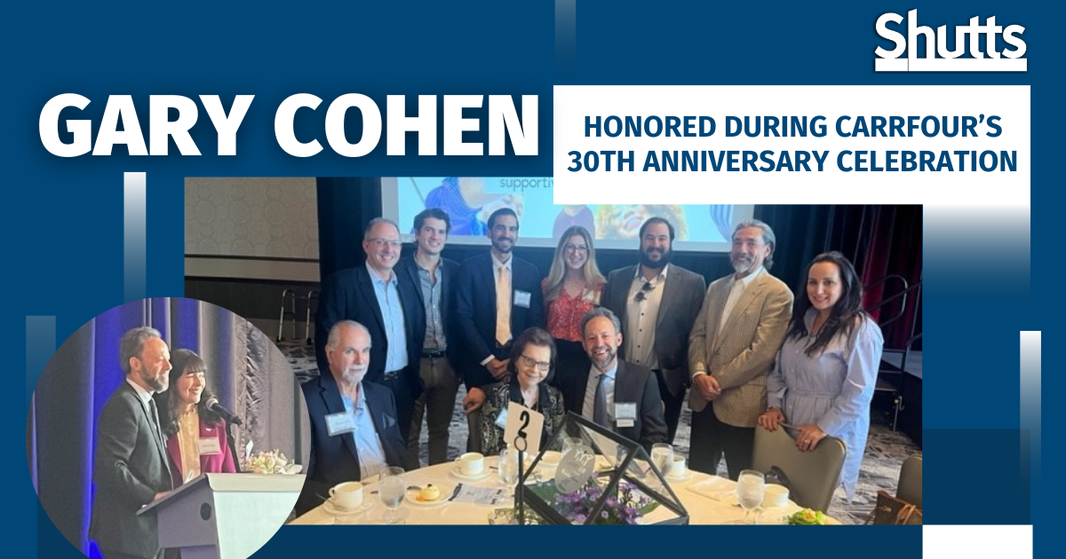Gary Cohen Honored During Carrfour&rsquo;s 30th Anniversary Celebration