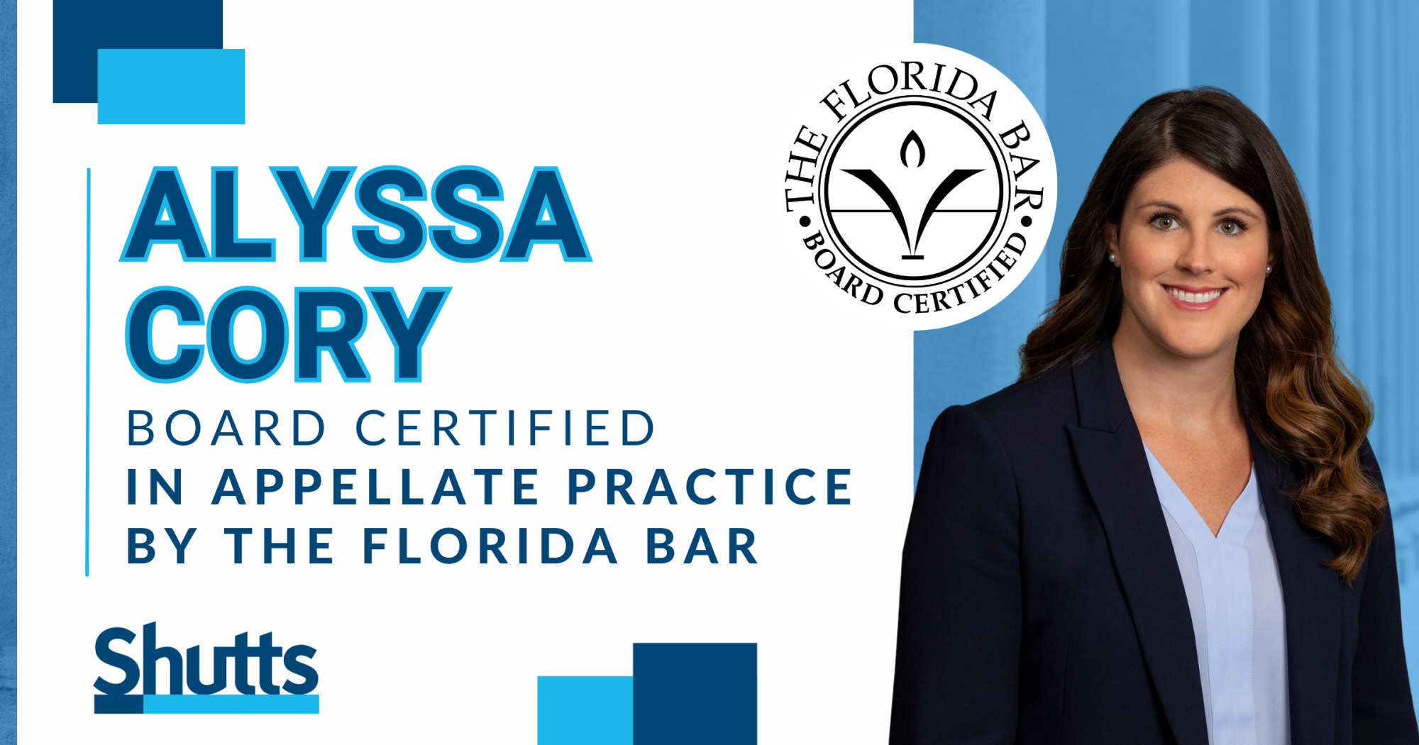Alyssa Cory Board Certified in Appellate Practice by The Florida Bar Alyssa Cory Board Certified in Appellate Practice by The Florida Bar