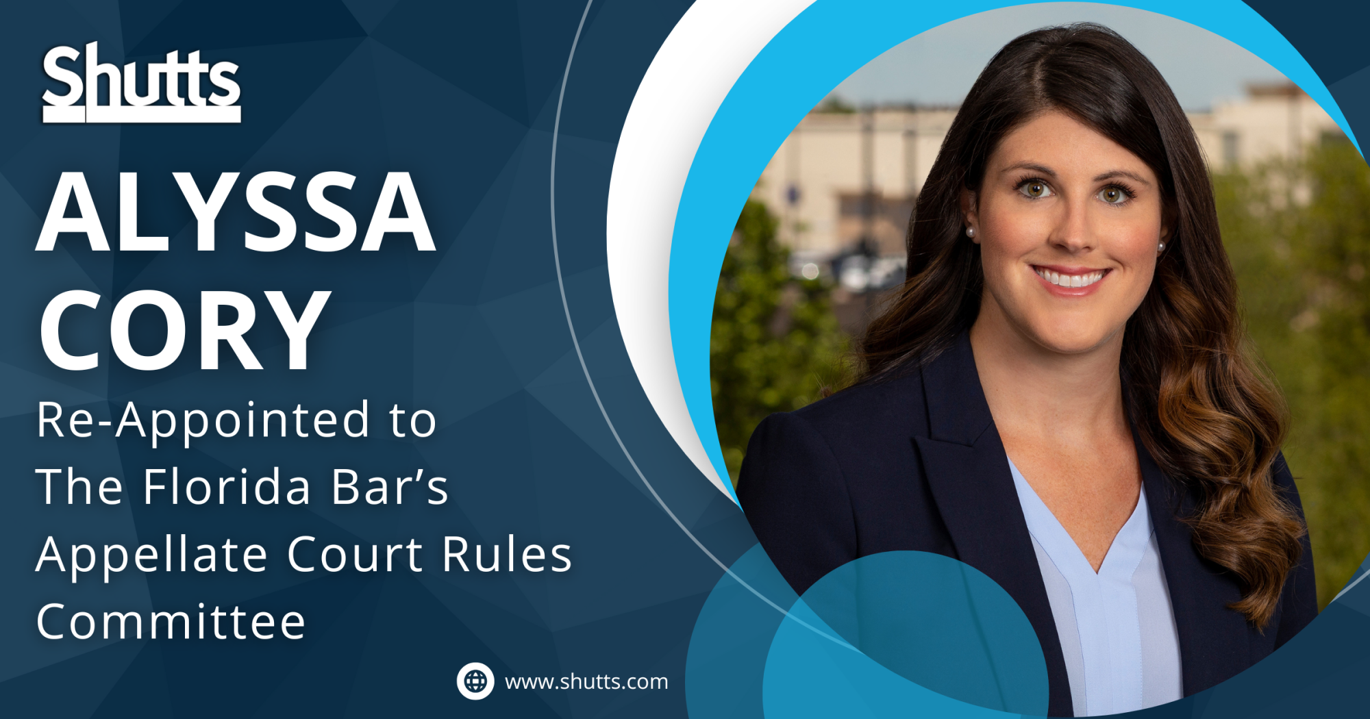 Alyssa Cory Re-Appointed to The Florida Bar’s Appellate Court Rules Committee Alyssa Cory Re-Appointed to The Florida Bar’s Appellate Court Rules Committee