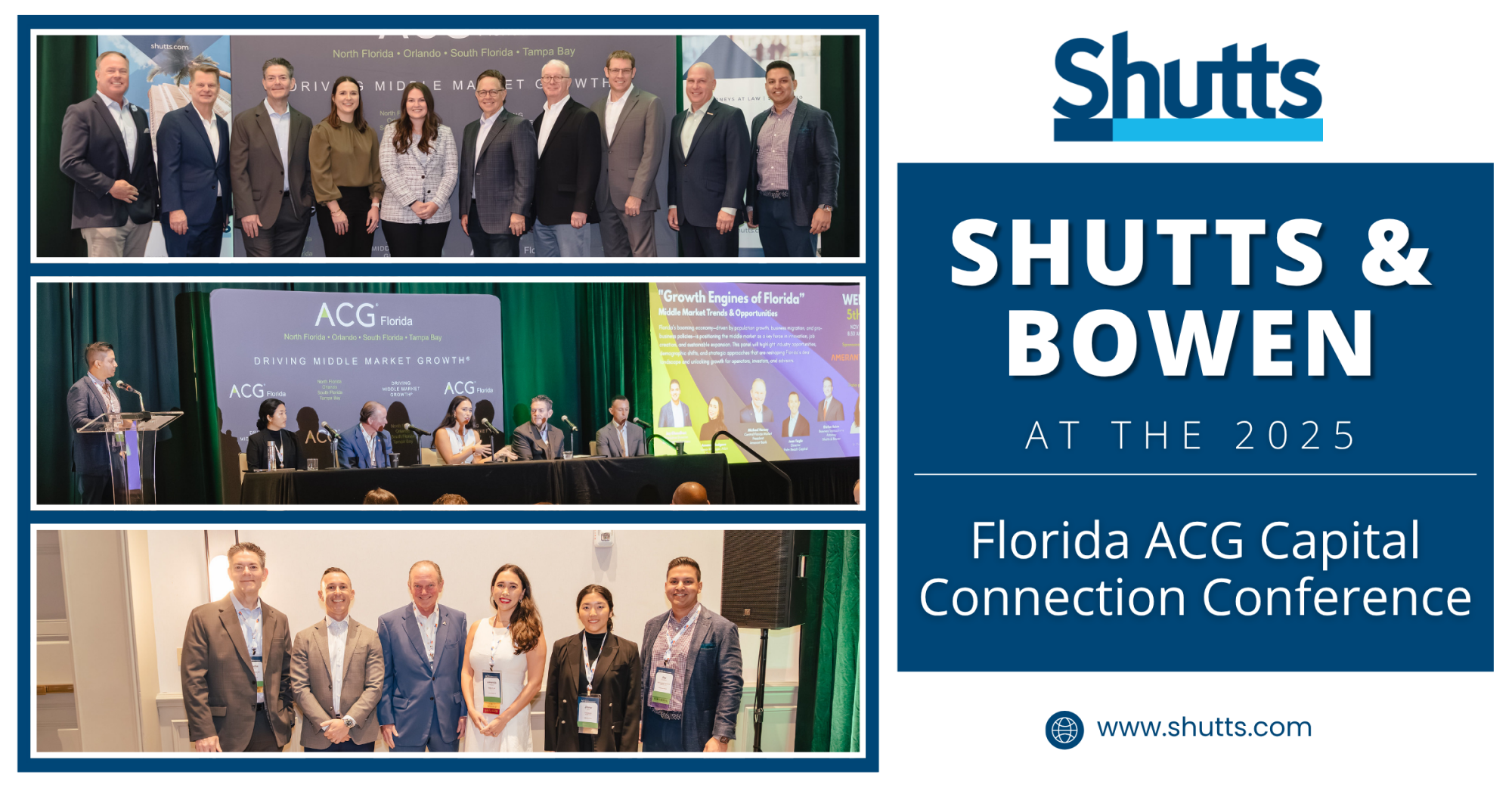 Shutts & Bowen at the 2025 Florida ACG Capital Connection Conference Shutts & Bowen at the 2025 Florida ACG Capital Connection Conference