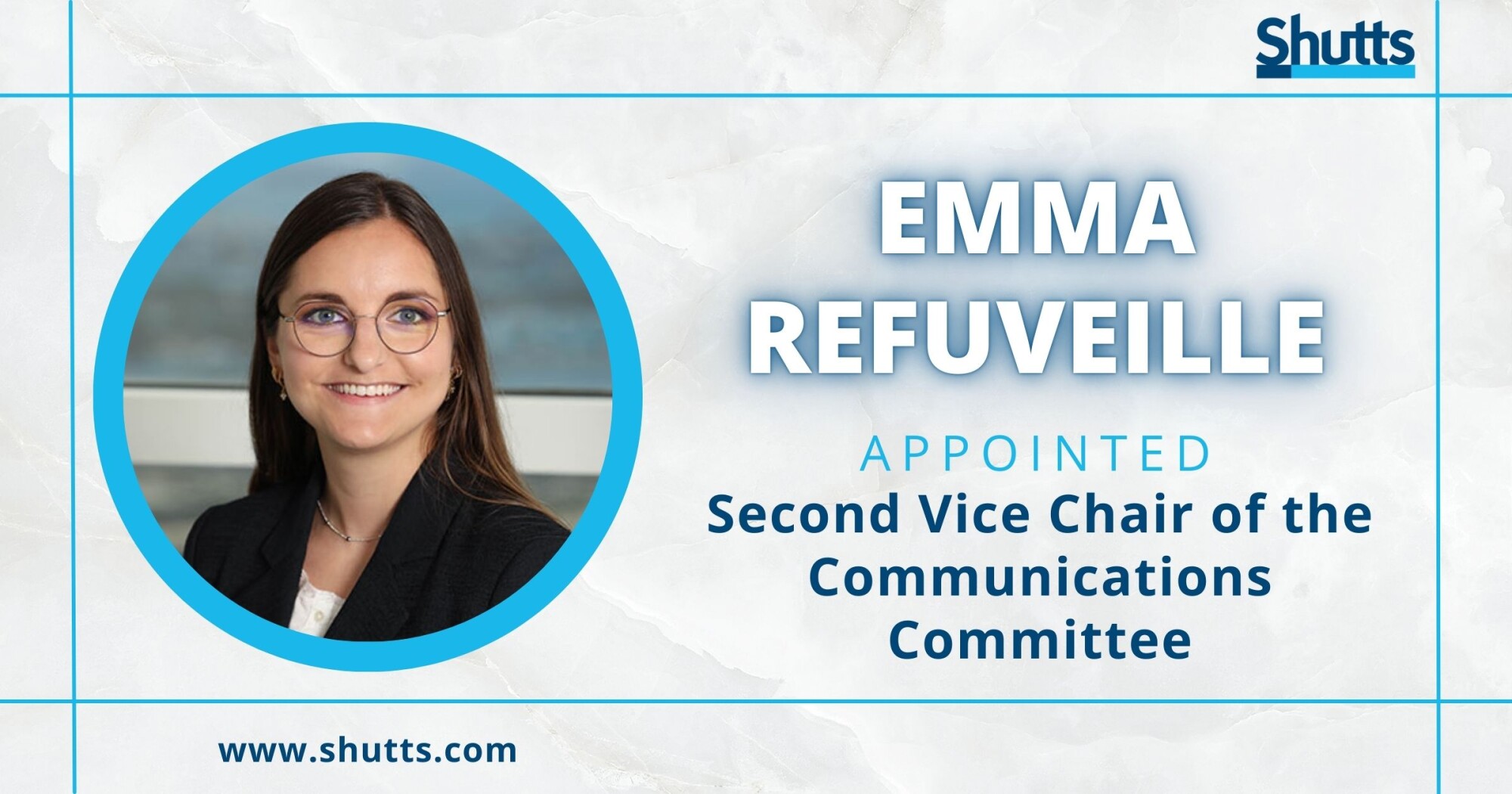 Emma Refuveille Appointed Second Vice Chair of the Communications Committee Emma Refuveille Appointed Second Vice Chair of the Communications Committee