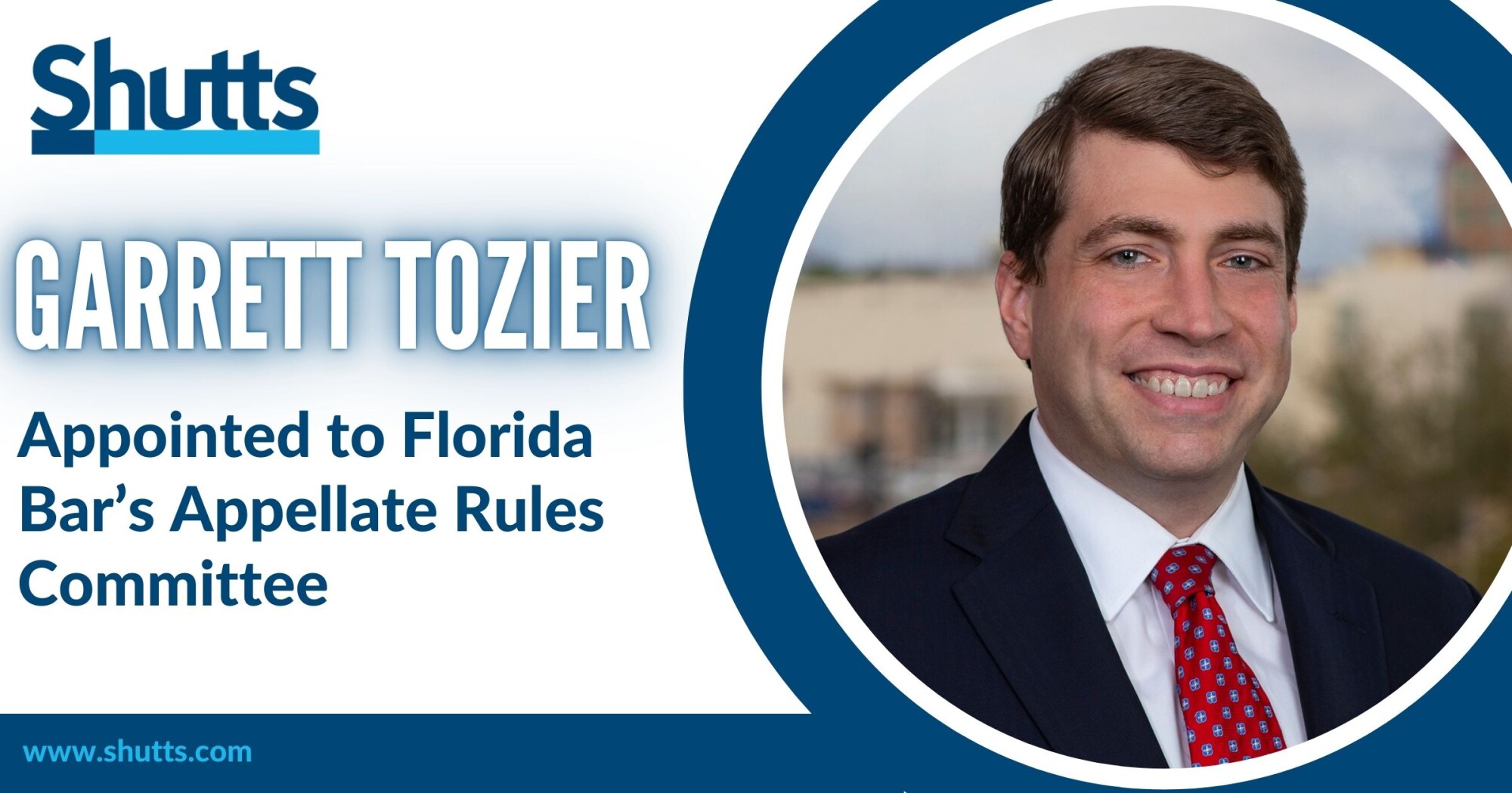 Garrett Tozier Appointed to Florida Bar’s Appellate Court Rules Committee Garrett Tozier Appointed to Florida Bar’s Appellate Court Rules Committee