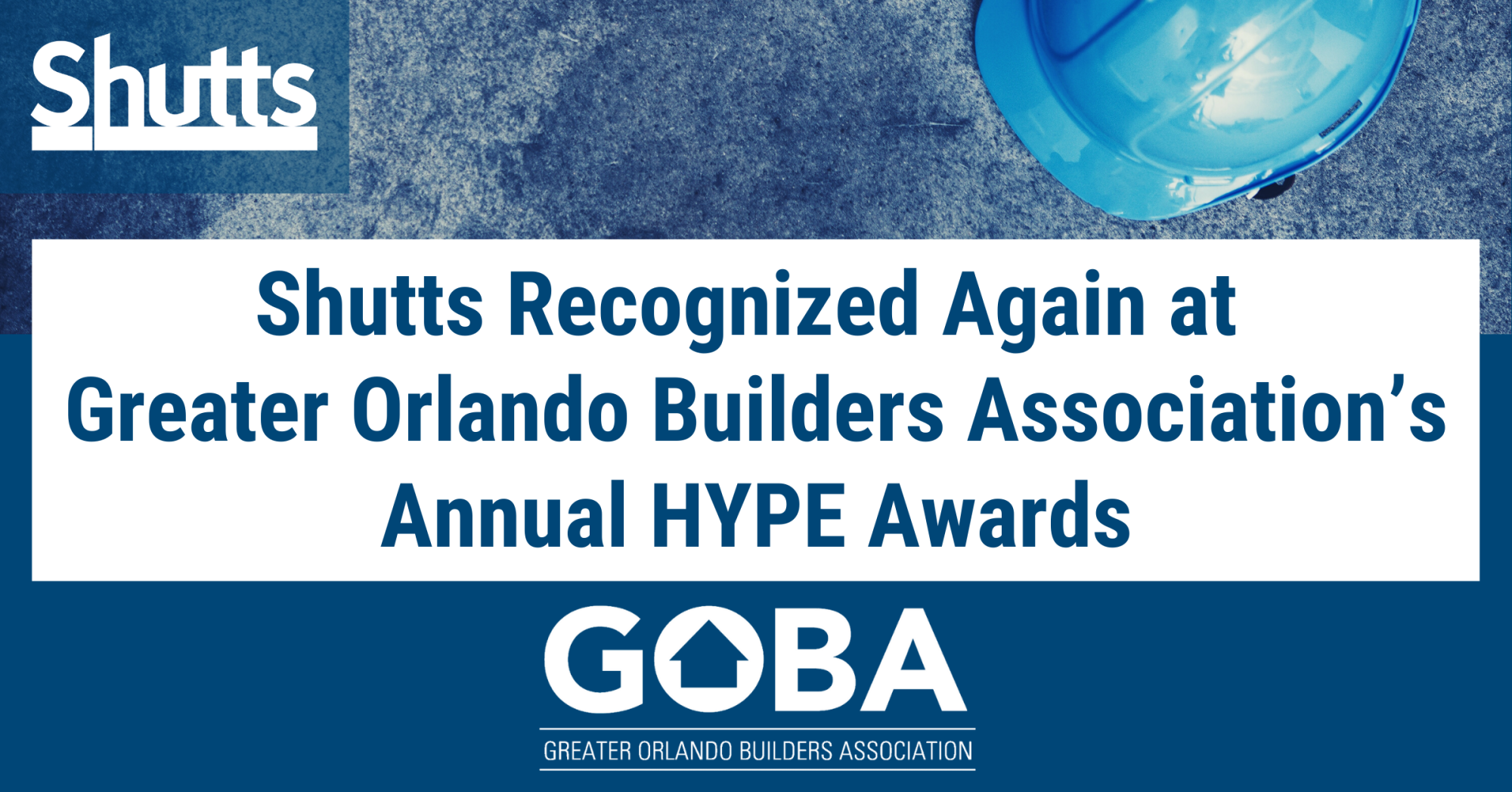 Shutts & Bowen Recognized Again at Greater Orlando Builders Association’s Annual HYPE Awards Shutts & Bowen Recognized Again at Greater Orlando Builders Association’s Annual HYPE Awards