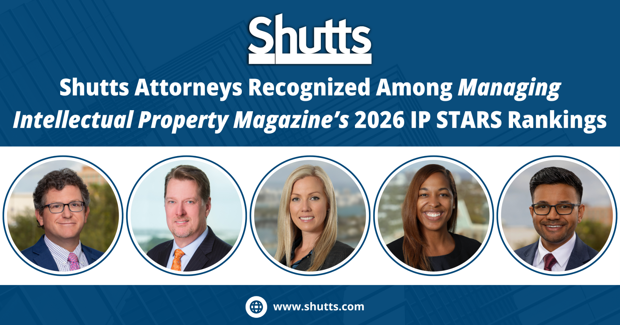 Shutts Attorneys Recognized Among Managing Intellectual Property Magazine&rsquo;s 2026 IP Stars Rankings