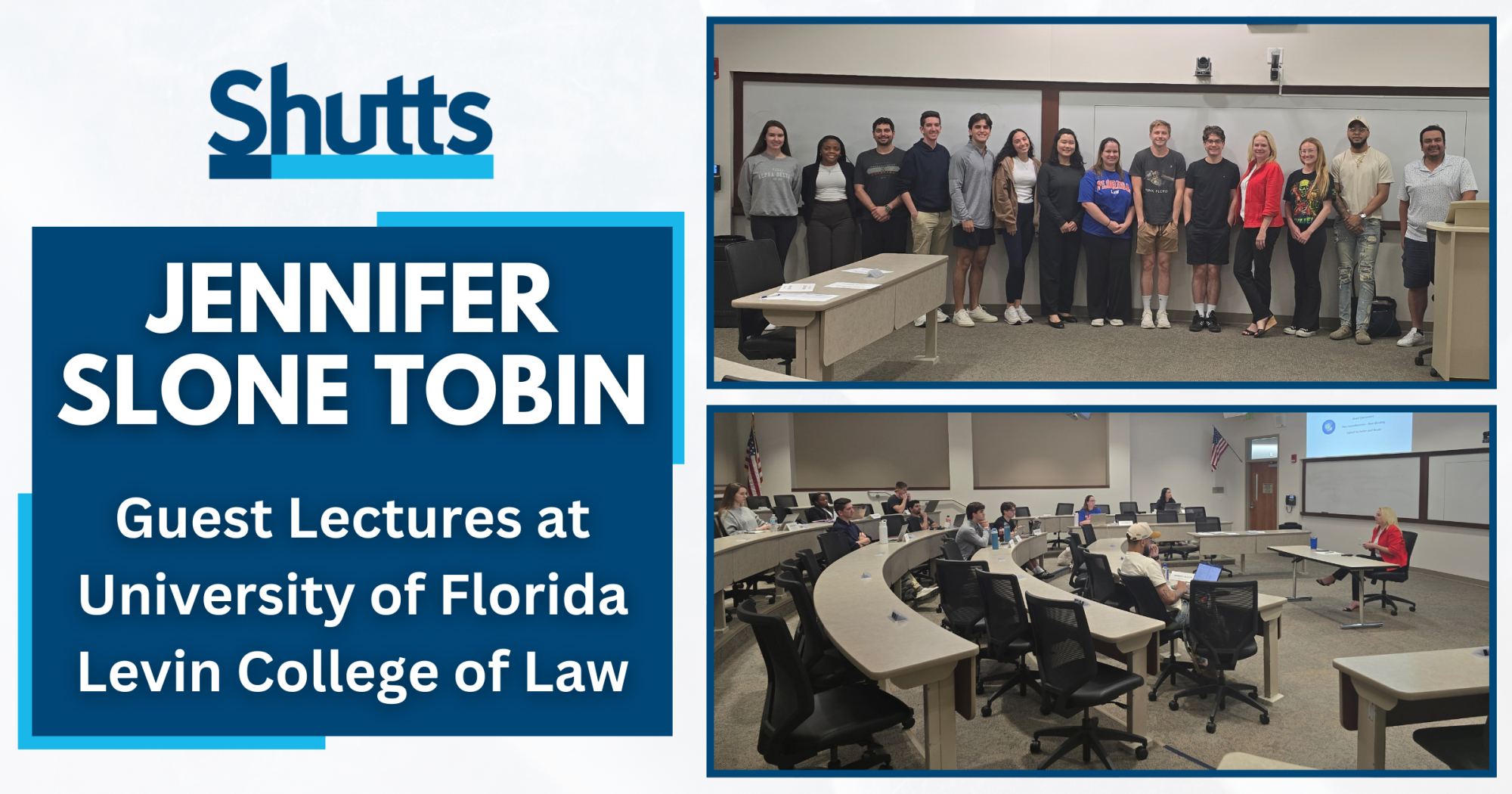 Jennifer Slone Tobin Guest Lectures at University of Florida Levin College of Law Jennifer Slone Tobin Guest Lectures at University of Florida Levin College of Law