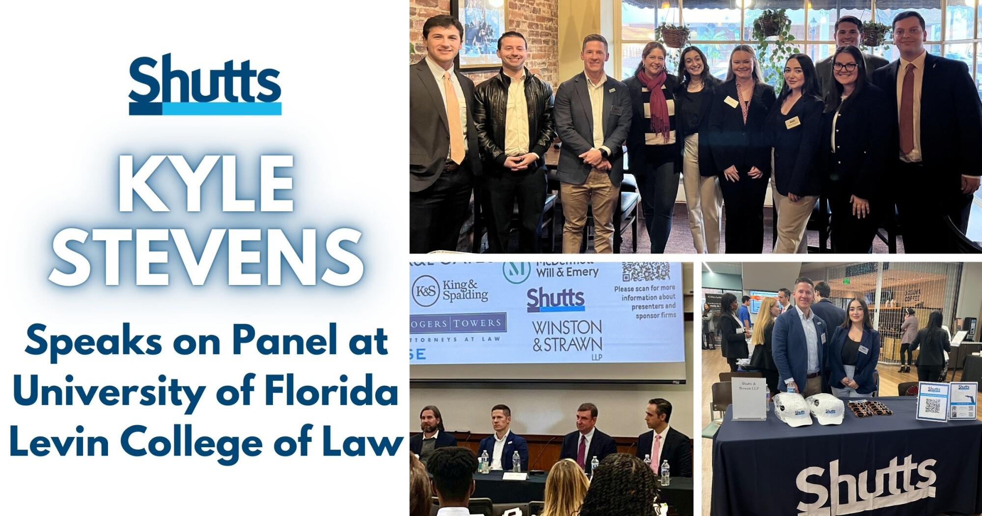 Kyle Stevens Speaks on Panel at University of Florida Levin College of Law Kyle Stevens Speaks on Panel at University of Florida Levin College of Law