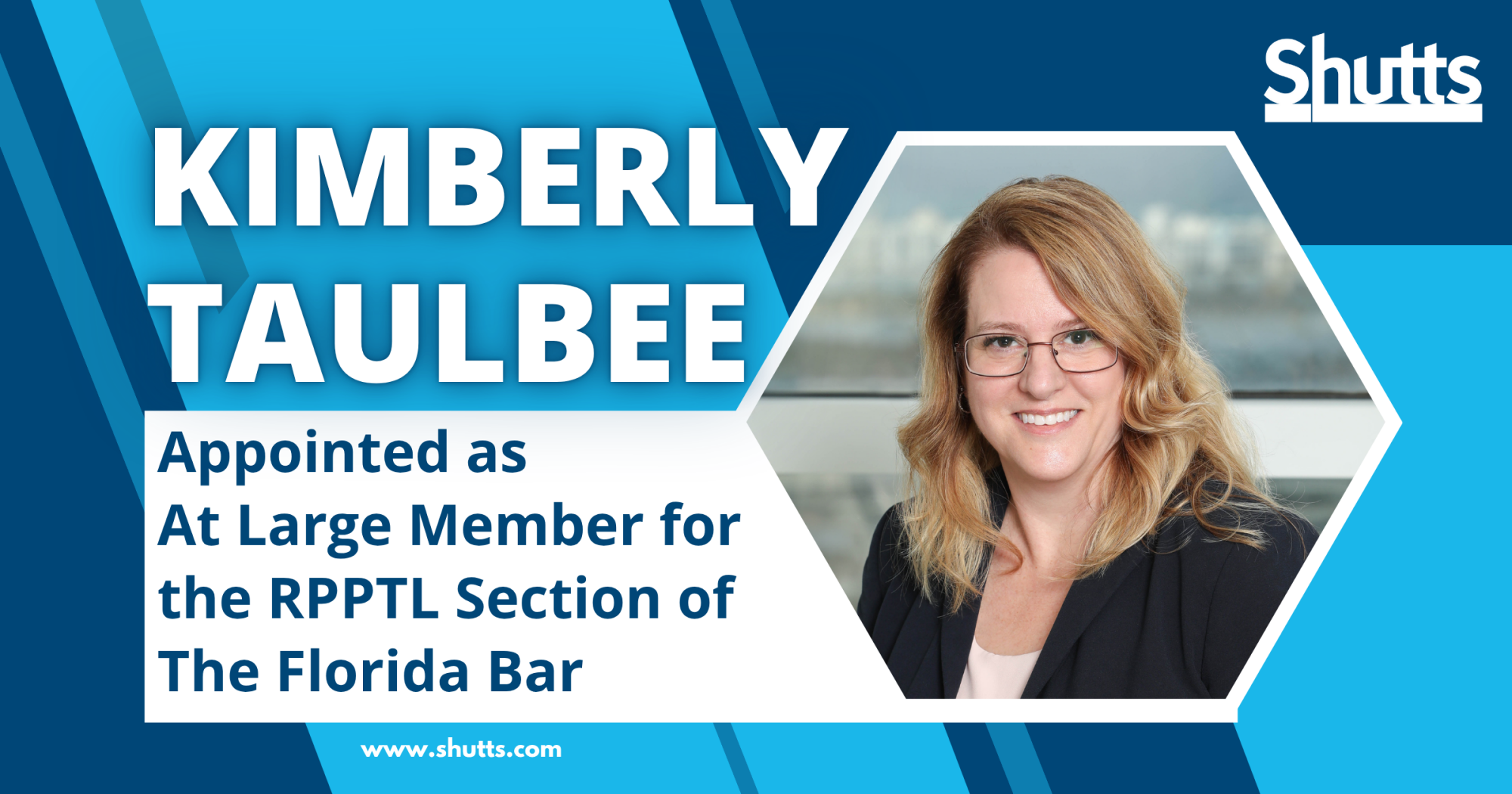 Kimberly Taulbee Appointed as At Large Member for the RPPTL Section of the Florida Bar Kimberly Taulbee Appointed as At Large Member for the RPPTL Section of the Florida Bar