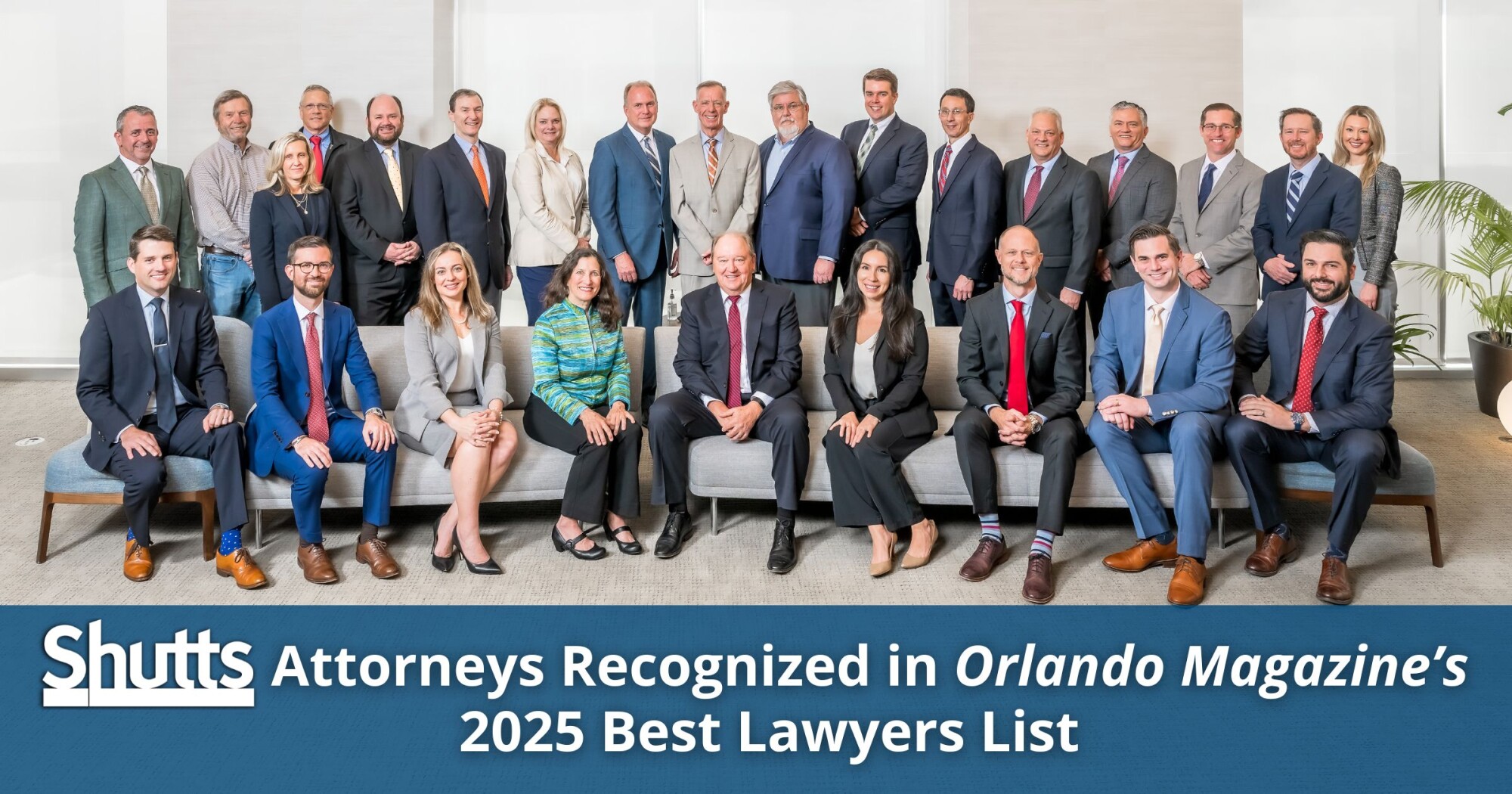 Shutts Attorneys Recognized in Orlando Magazine&rsquo;s 2025 Best Lawyers List