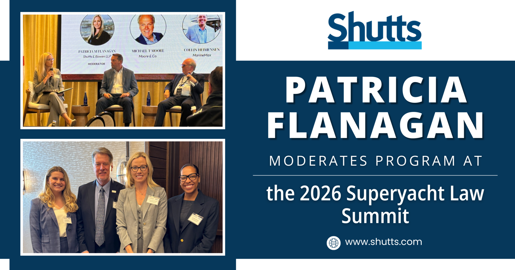 Patricia Flanagan Moderates Program at the 2026 Superyacht Law Summit Patricia Flanagan Moderates Program at the 2026 Superyacht Law Summit