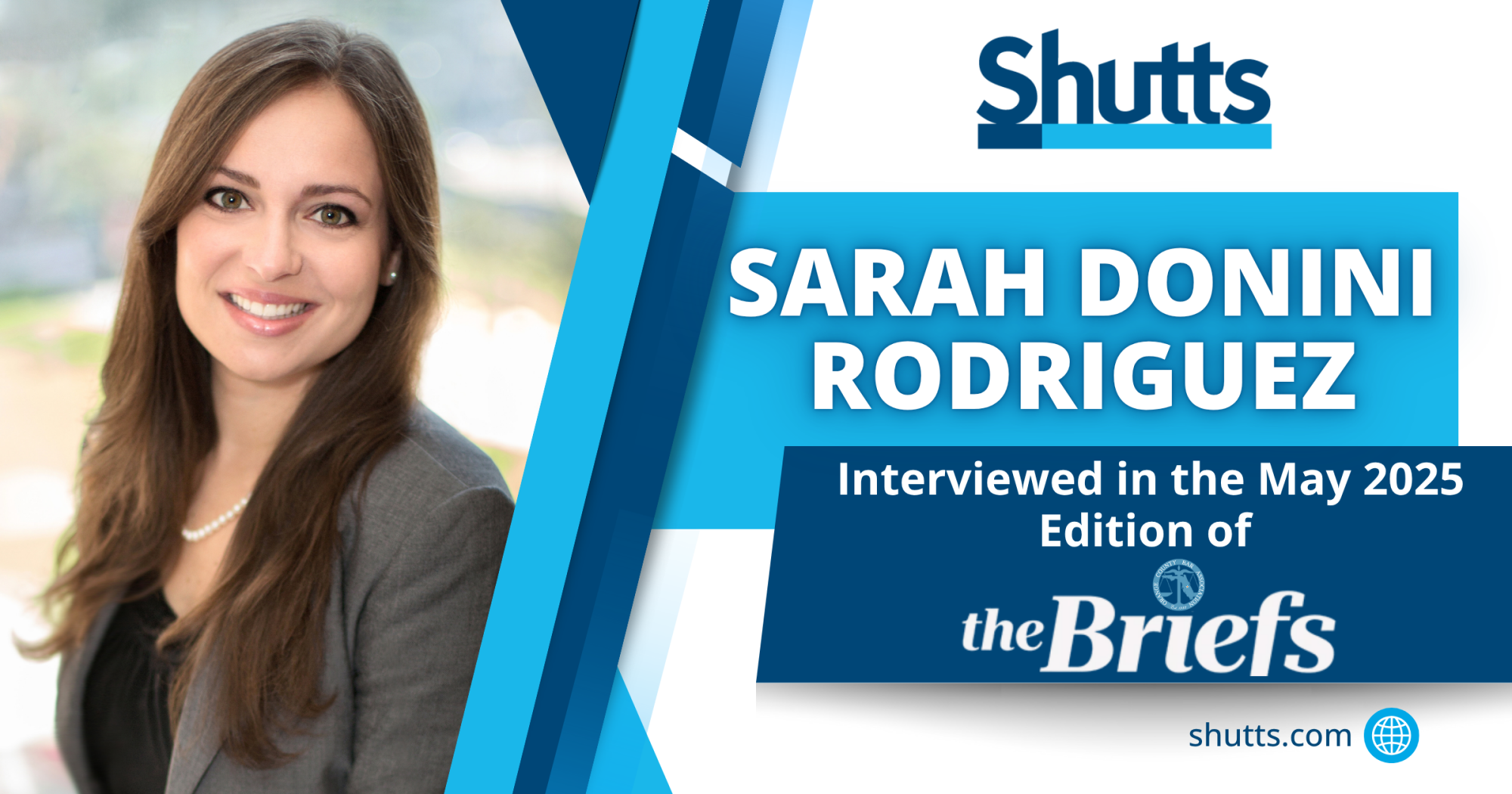 Sarah Donini Rodriguez Interviewed in the May 2025 Edition of The Briefs Magazine