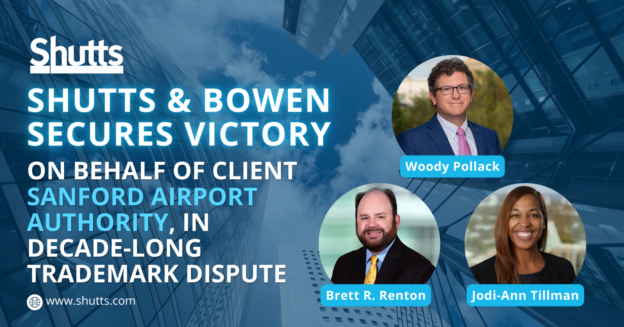 Shutts & Bowen Secures Victory on Behalf of Client, Sanford Airport Authority, in Decade-Long Trademark Dispute