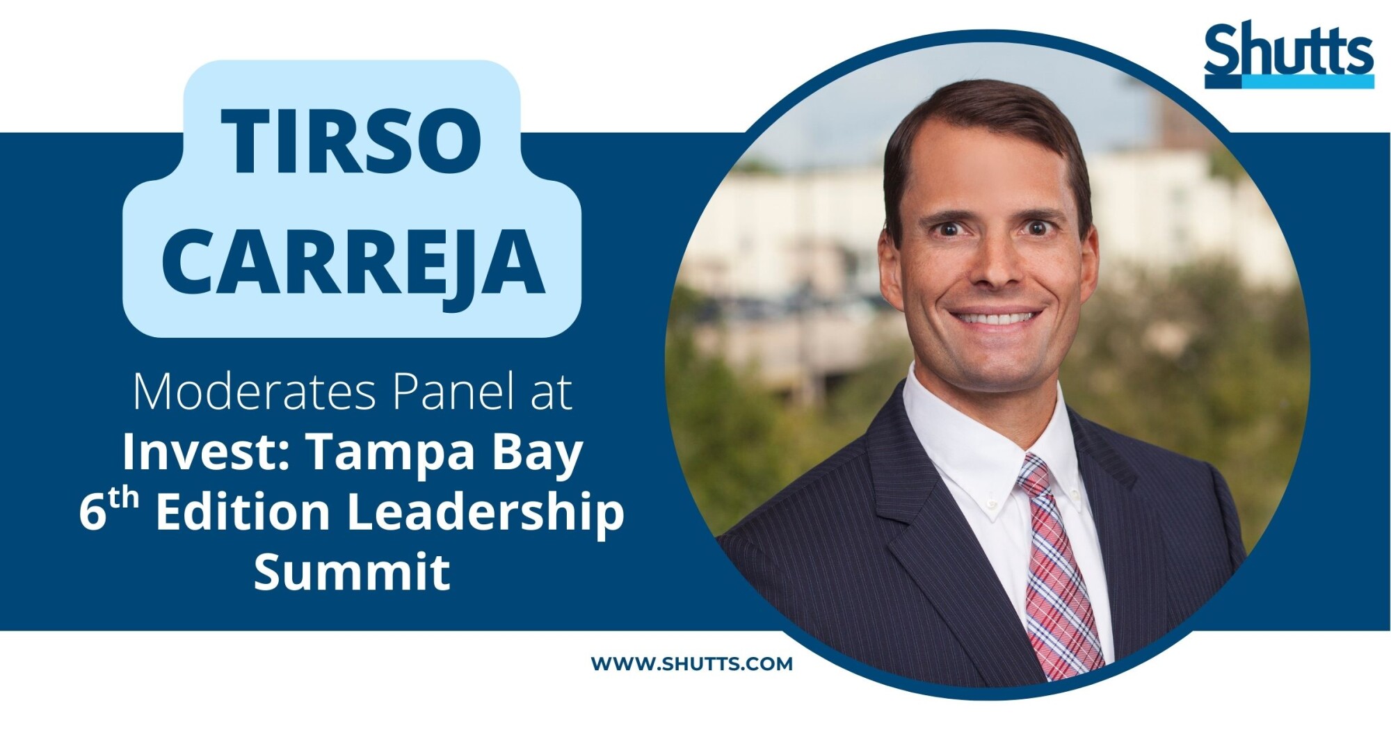 Tirso Carreja Moderates Panel at Invest: Tampa Bay 6th Edition Leadership Summit Tirso Carreja Moderates Panel at Invest: Tampa Bay 6th Edition Leadership Summit