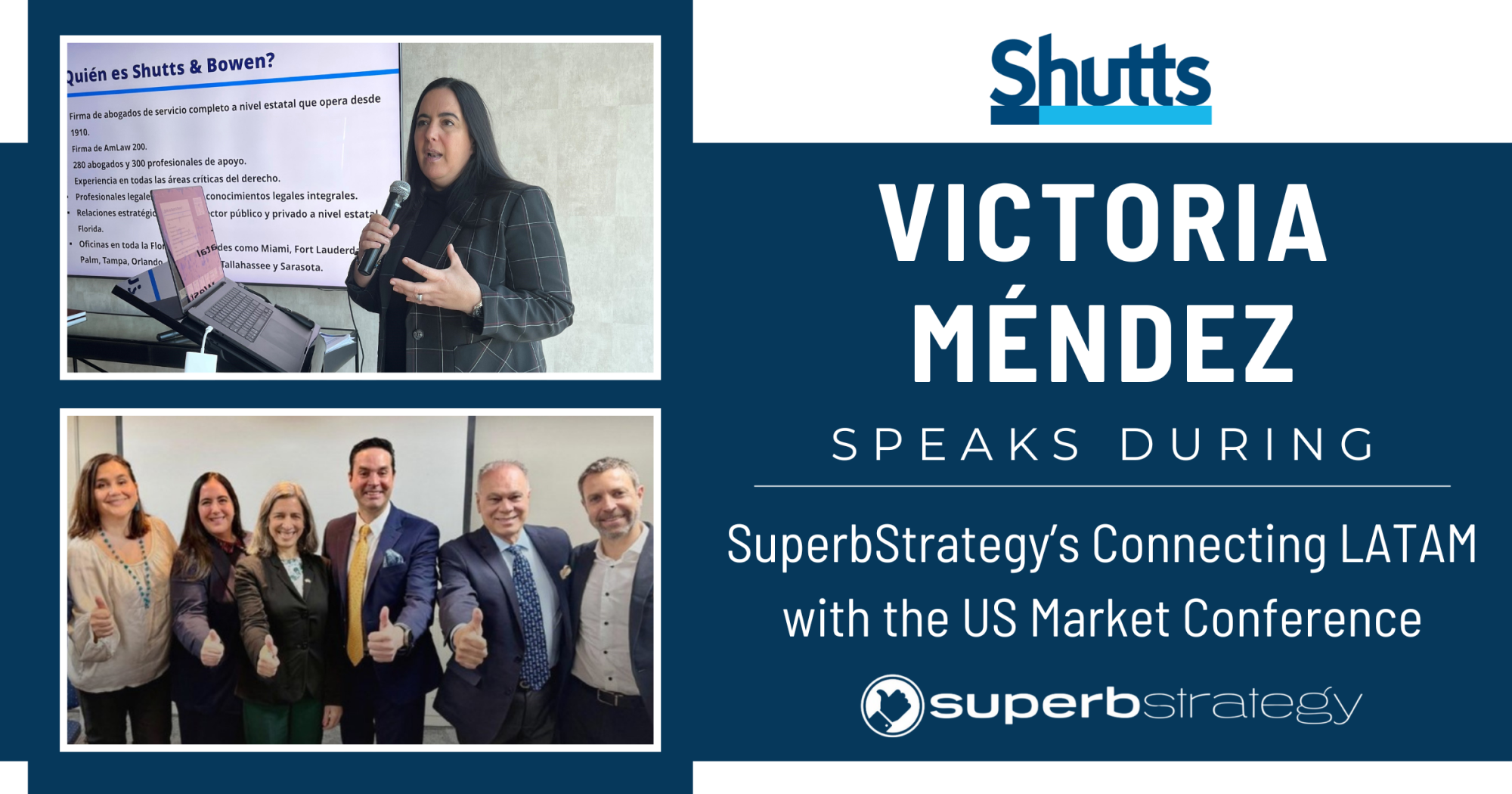 Victoria Méndez Speaks During SuperbStrategy’s Connecting LATAM with the US Market Conference Victoria Méndez Speaks During SuperbStrategy’s Connecting LATAM with the US Market Conference