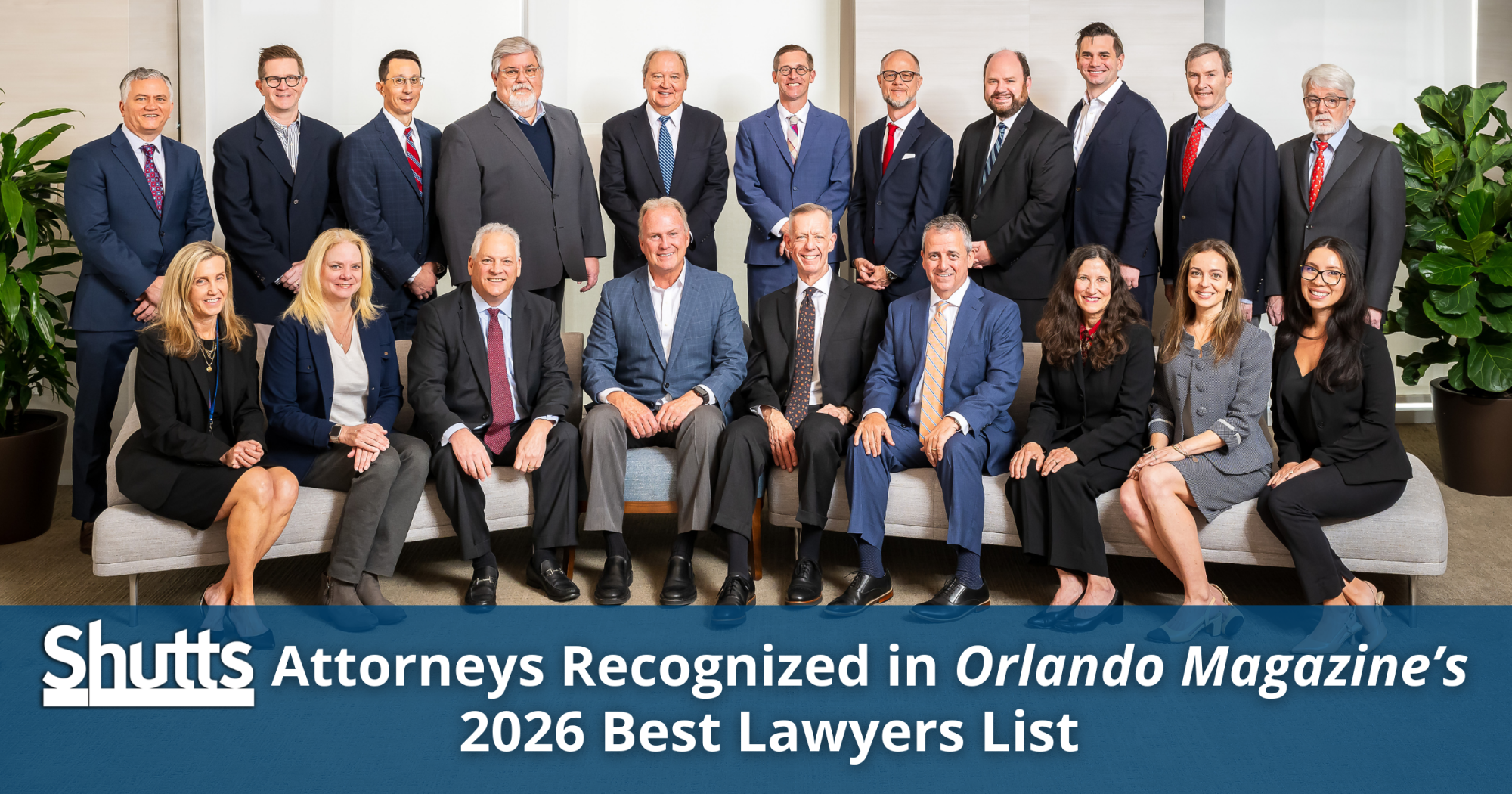 Shutts Attorneys Recognized in Orlando Magazine&rsquo;s 2026 Best Lawyers List