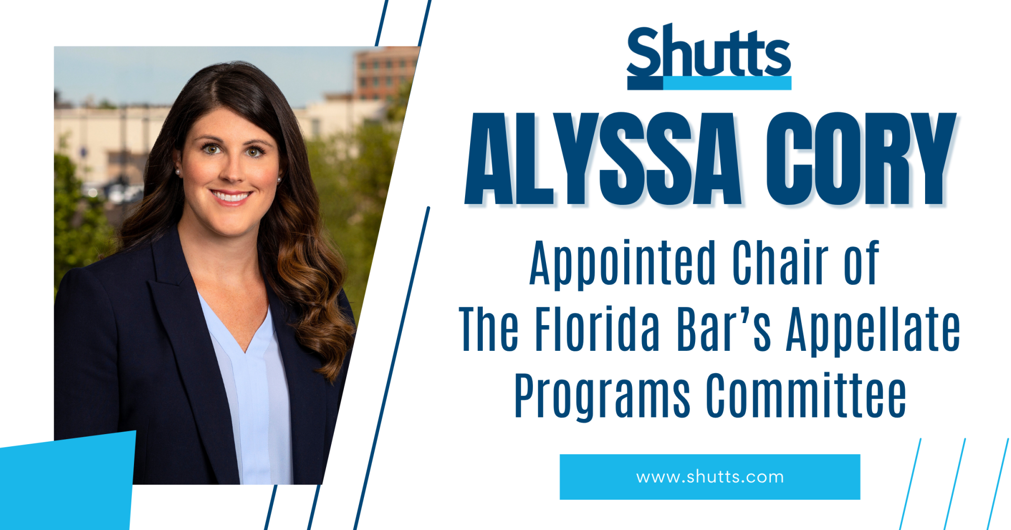Alyssa Cory Appointed Chair of The Florida Bar&rsquo;s Appellate Programs Committee 