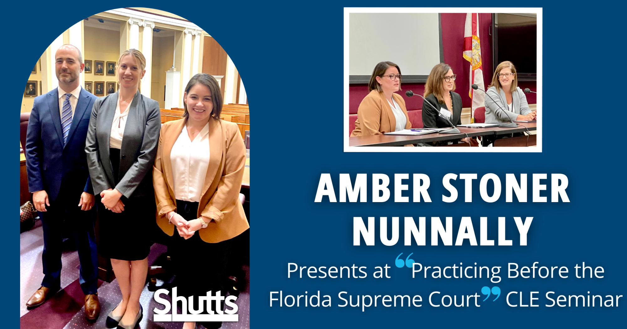 Amber Stoner Nunnally Presents at “Practicing Before the Florida Supreme Court” CLE Seminar Amber Stoner Nunnally Presents at “Practicing Before the Florida Supreme Court” CLE Seminar