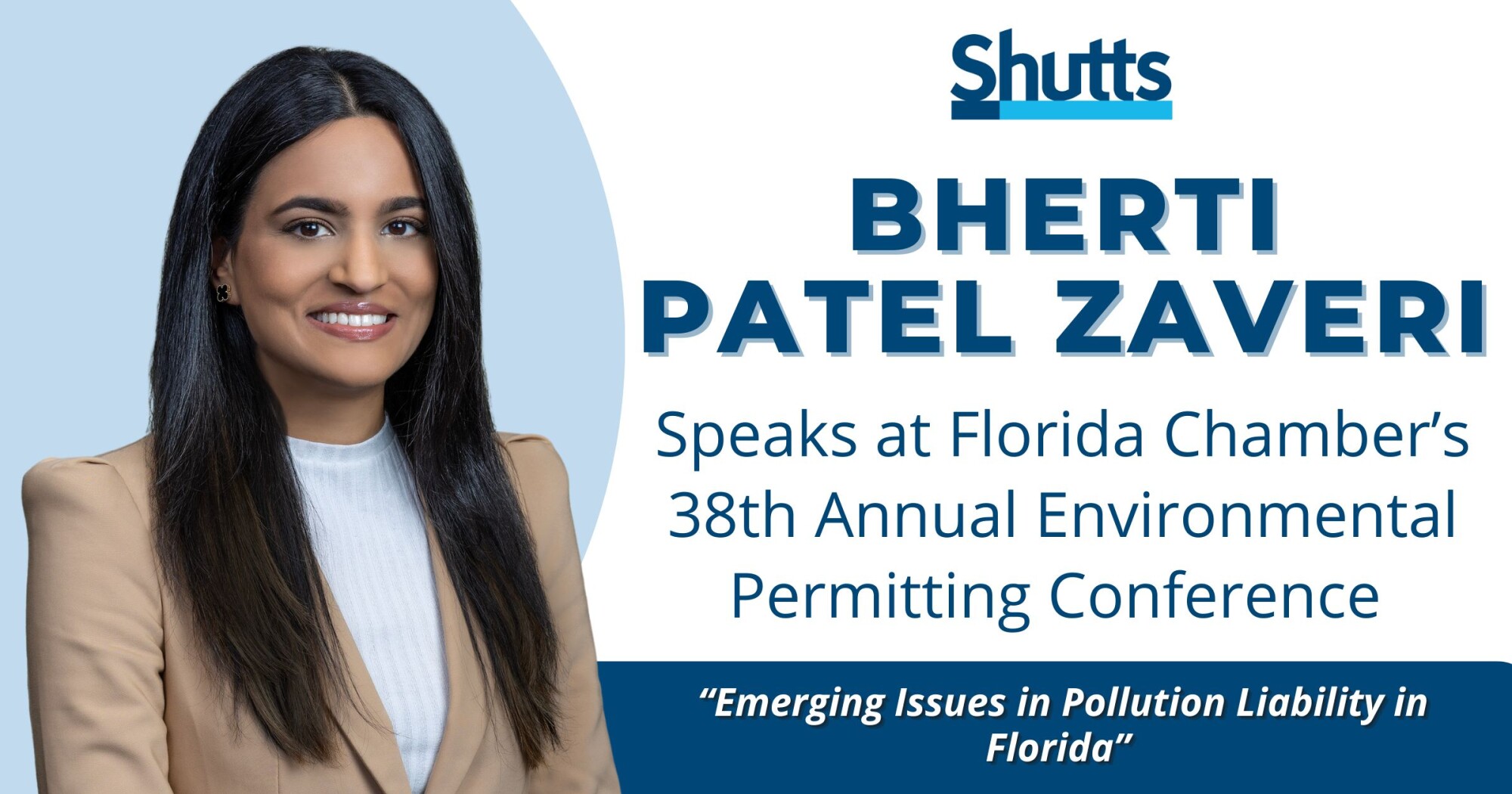 Bherti Patel Zaveri Speaks at Florida Chamber’s 38th Annual Environmental Permitting Conference Bherti Patel Zaveri Speaks at Florida Chamber’s 38th Annual Environmental Permitting Conference