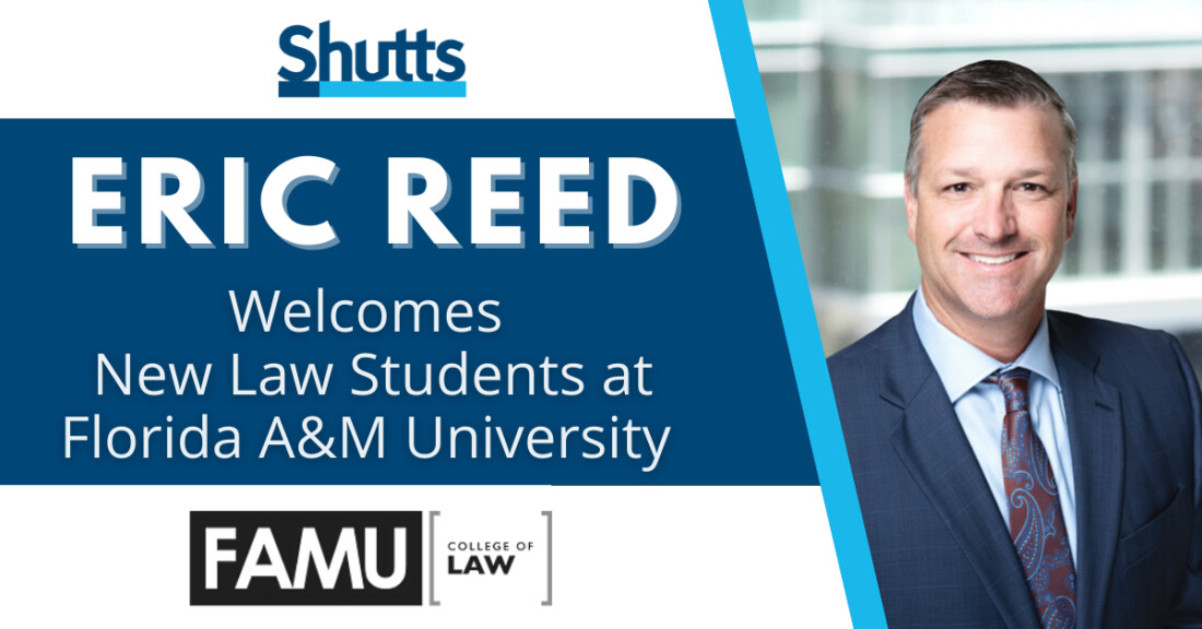 Eric Reed Welcomes New Law Students at Florida A&M University Eric Reed Welcomes New Law Students at Florida A&M University