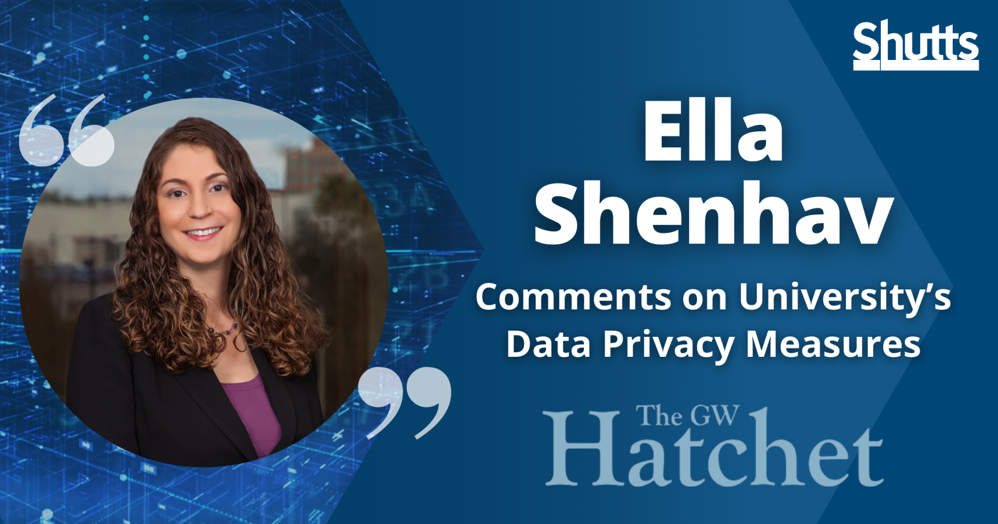 Ella Shenhav Comments on University’s Data Privacy Measures Ella Shenhav Comments on University’s Data Privacy Measures