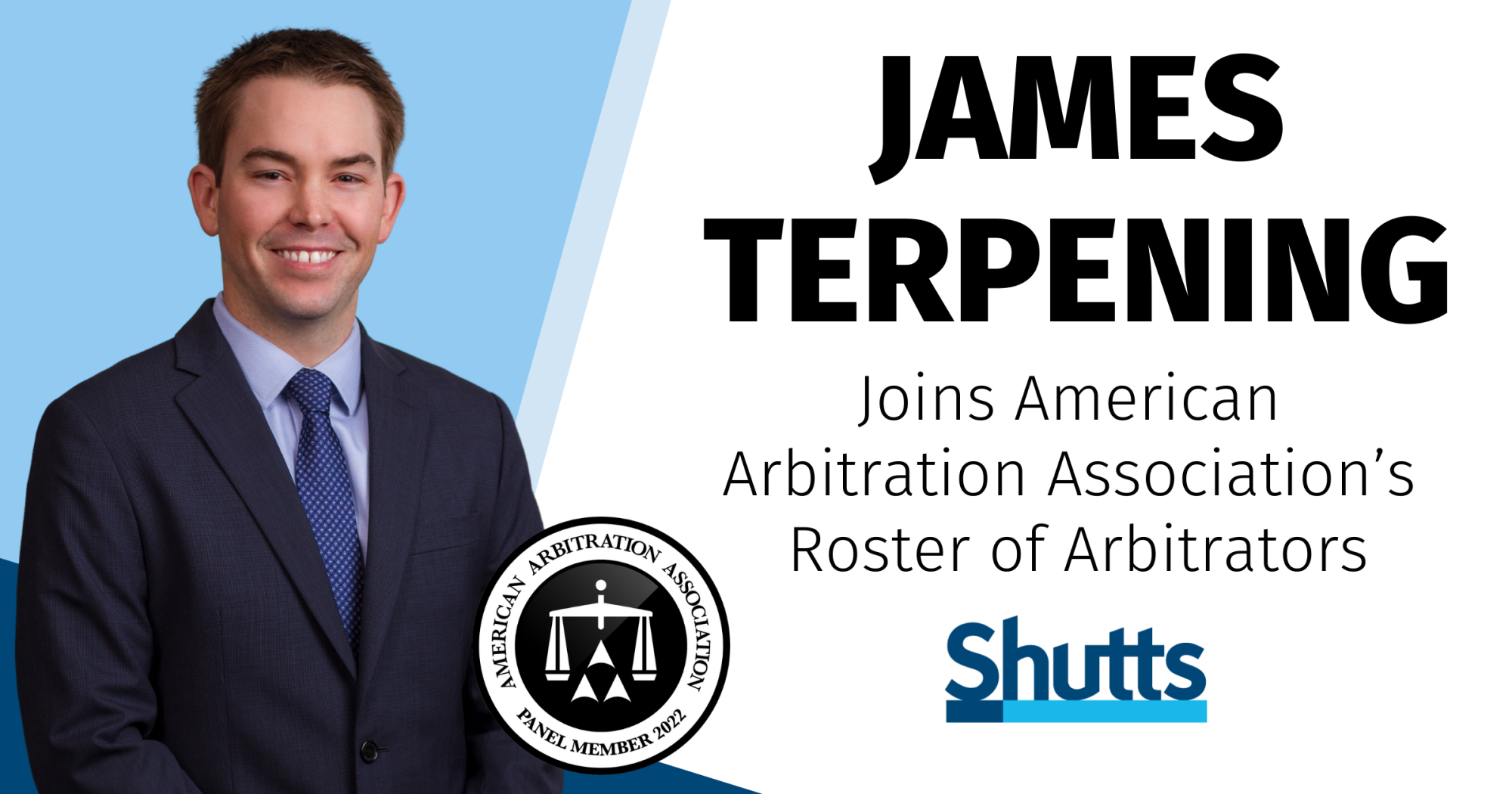 James Terpening Joins American Arbitration Association’s Roster of Arbitrators James Terpening Joins American Arbitration Association’s Roster of Arbitrators