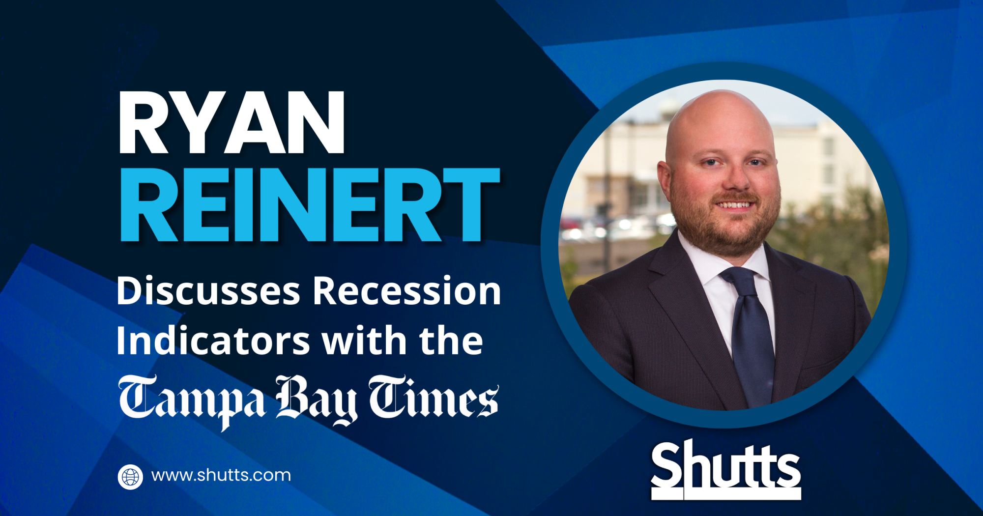 Ryan Reinert Discusses Recession Indicators with the Tampa Bay Times Ryan Reinert Discusses Recession Indicators with the Tampa Bay Times