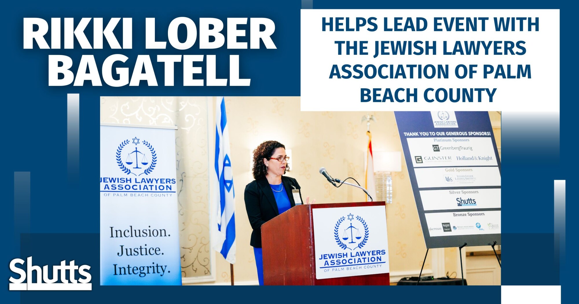 Rikki Lober Bagatell Helps Lead Event with the Jewish Lawyers Association of Palm Beach County Rikki Lober Bagatell Helps Lead Event with the Jewish Lawyers Association of Palm Beach County