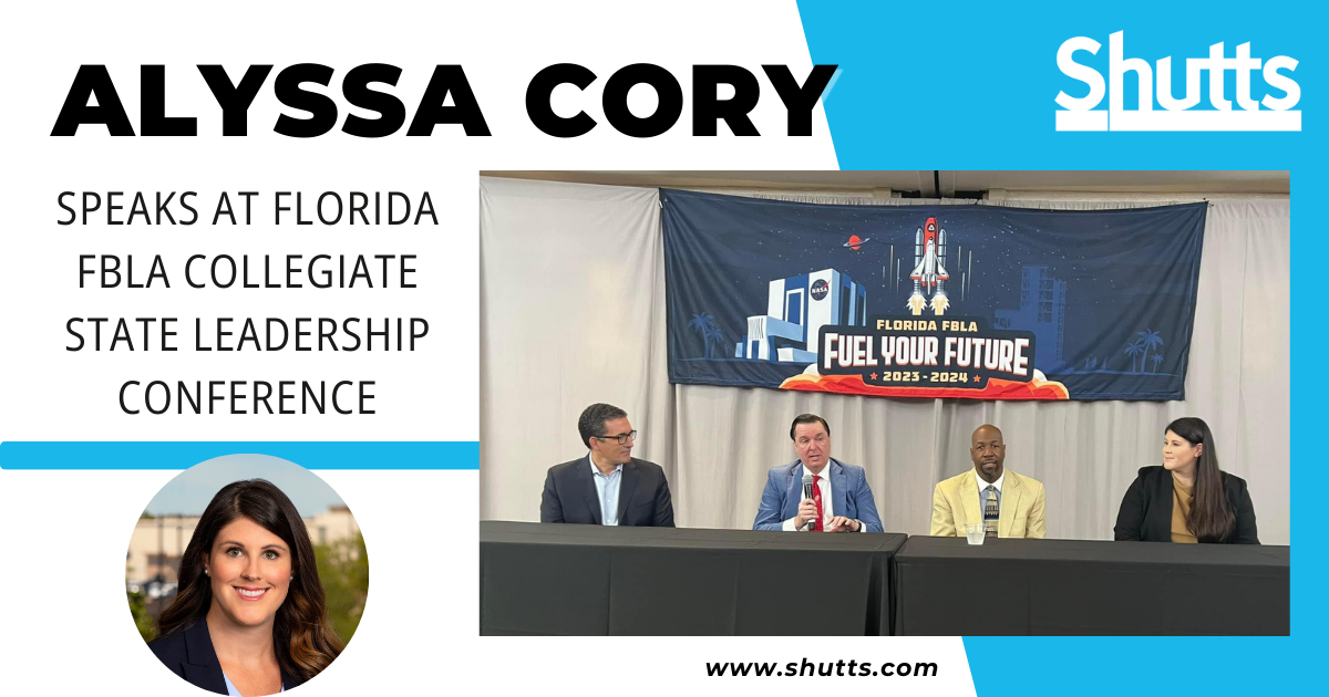 Alyssa Cory Speaks at Florida FBLA Collegiate State Leadership Conference Alyssa Cory Speaks at Florida FBLA Collegiate State Leadership Conference