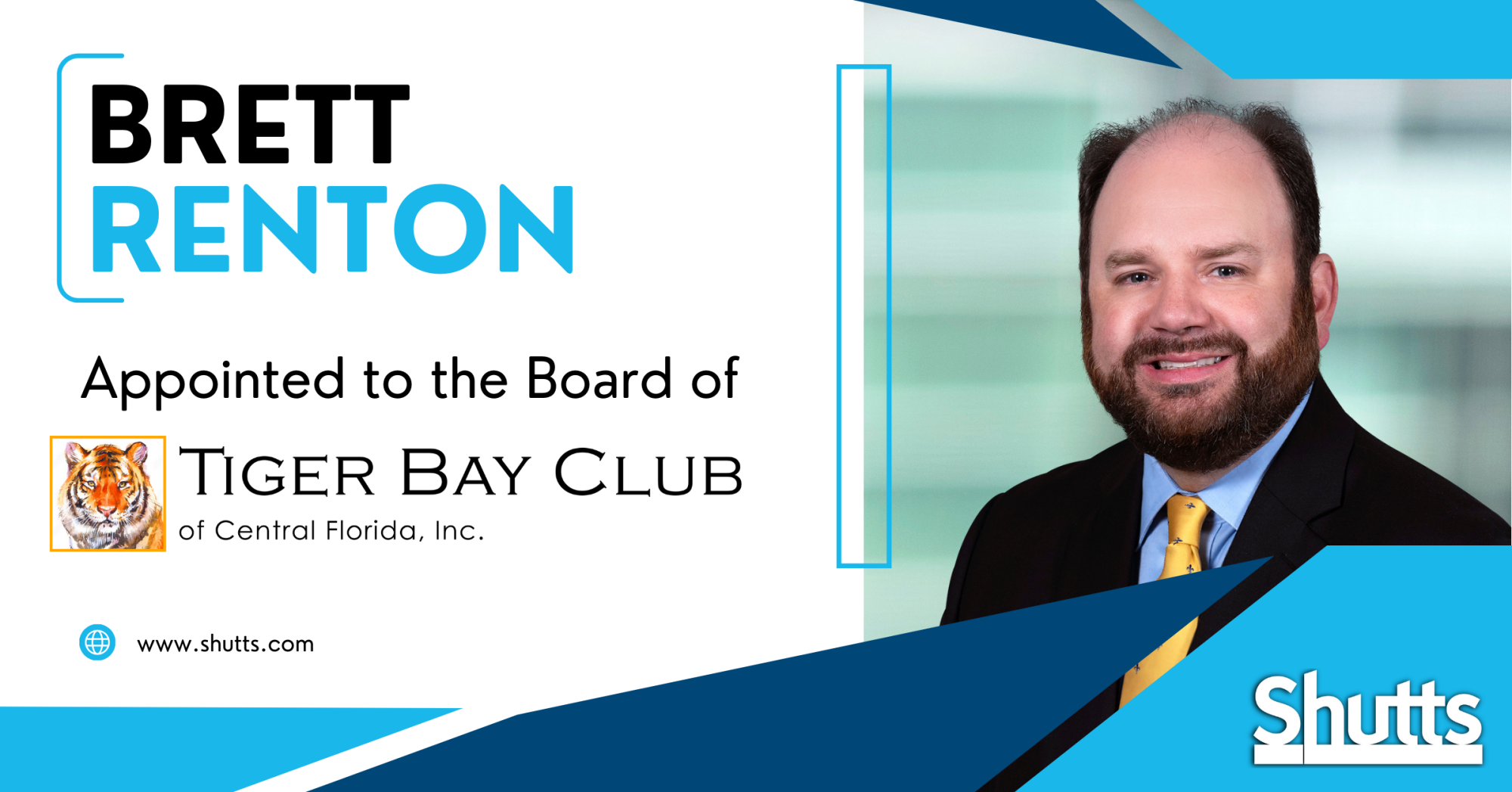 Brett Renton Appointed to the Board of Tiger Bay Club of Central Florida Brett Renton Appointed to the Board of Tiger Bay Club of Central Florida