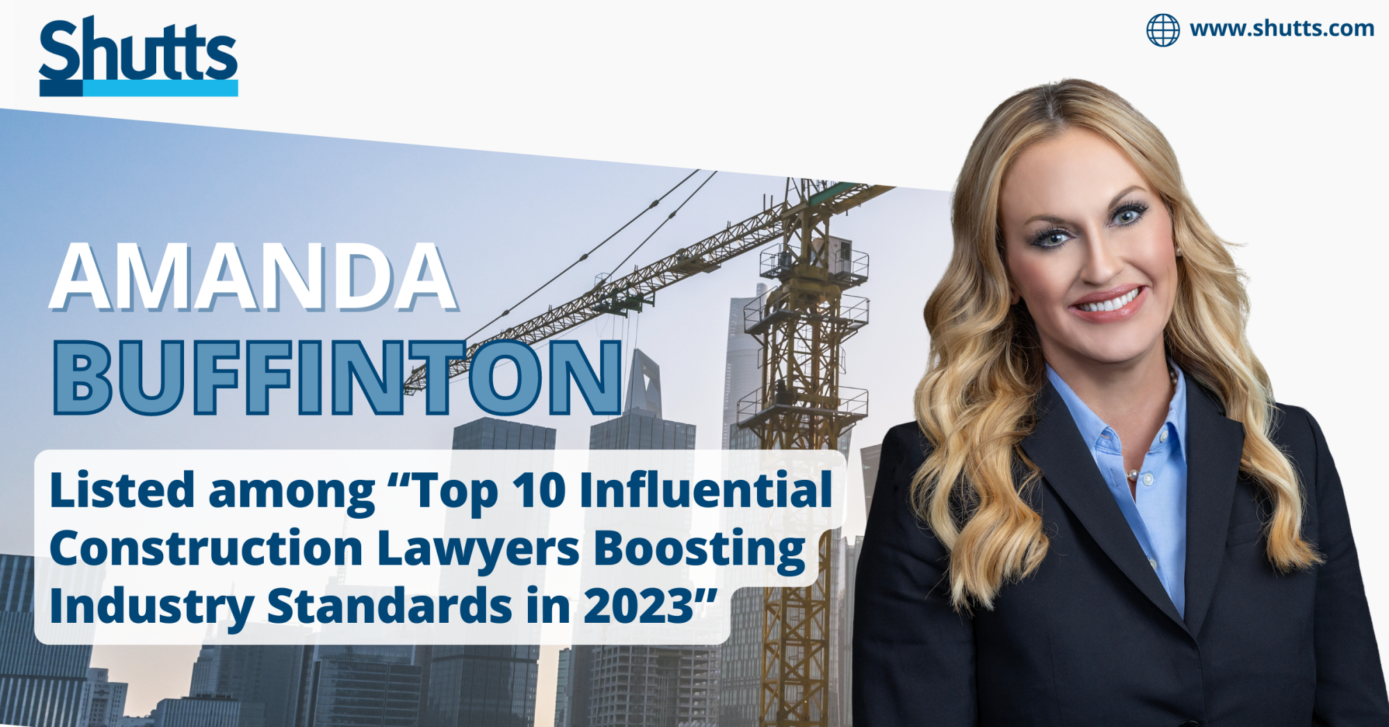 Amanda Buffinton Listed among “Top 10 Influential Construction Lawyers Boosting Industry Standards in 2023” Amanda Buffinton Listed among “Top 10 Influential Construction Lawyers Boosting Industry Standards in 2023”