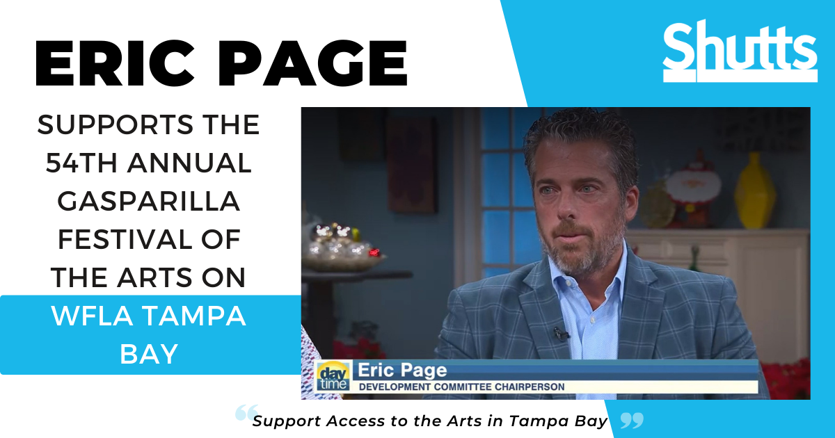 Eric Page Supports the 54th Annual Gasparilla Festival of the Arts on WFLA Tampa Bay Eric Page Supports the 54th Annual Gasparilla Festival of the Arts on WFLA Tampa Bay