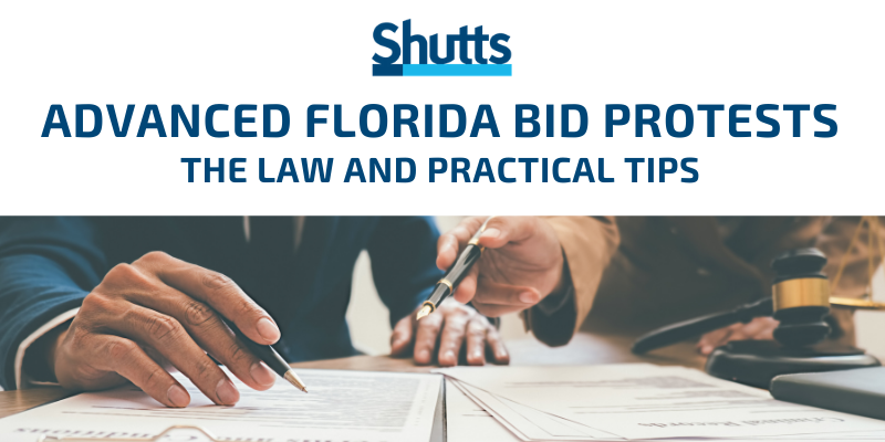 Header Image - Advanced Bid Protests Webinar Header - Advanced Bid Protests
