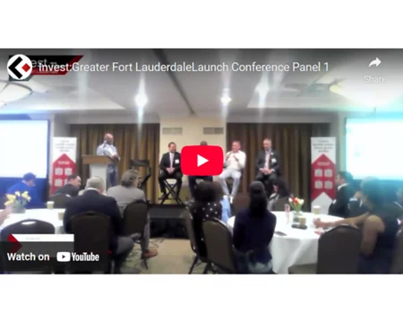 Sidney Calloway Moderates Invest: Greater Fort Lauderdale Launch Conference Panel 1