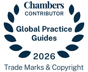 Chambers Global Practice Guide: Trademarks & Copyright 2026 Contributor Badge